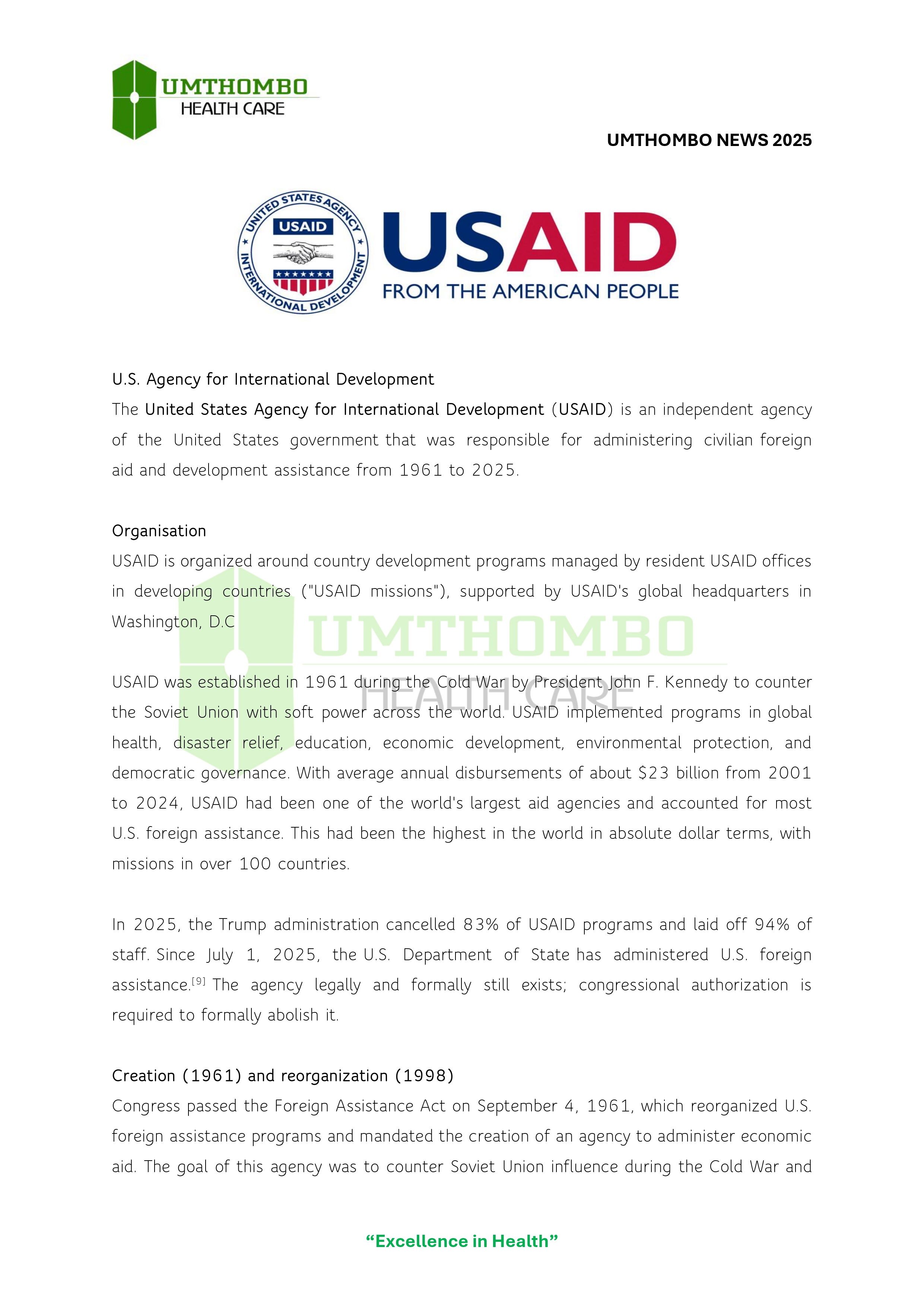 USAID News Thumbnail